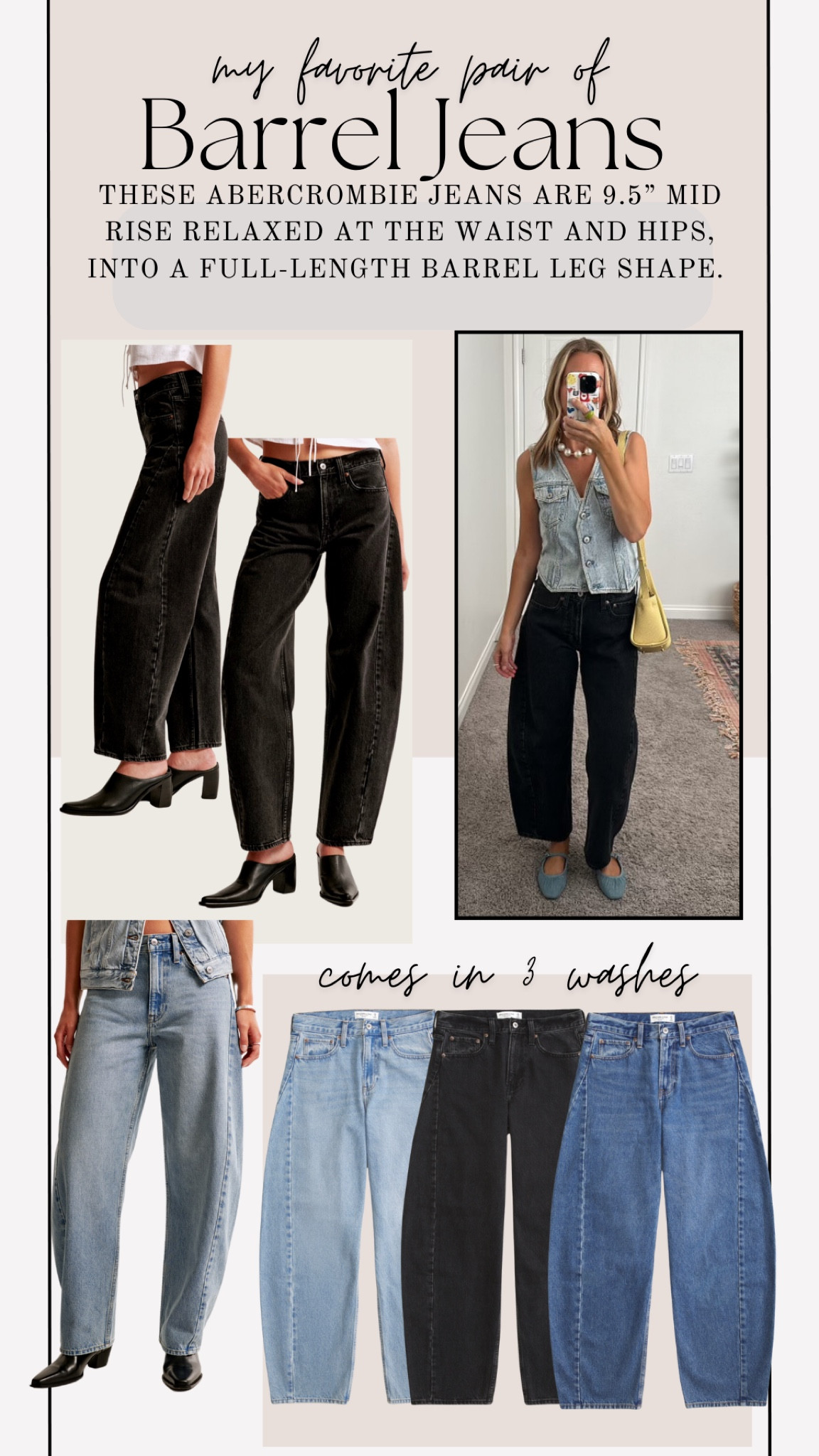 My favorite barrel jeans

#LTKStyleTip #LTKSeasonal