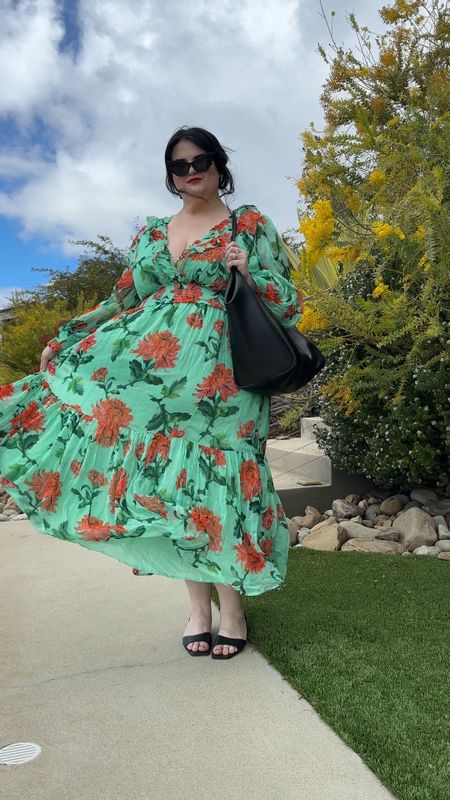 Perfect spring dress for a wedding guest! I am wearing a size 2X. Follow me for more plus size finds! 

#LTKitbag #LTKwedding #LTKplussize