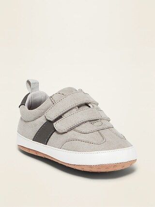 Faux-Suede Secure-Strap Sneakers for Baby | Old Navy (CA)