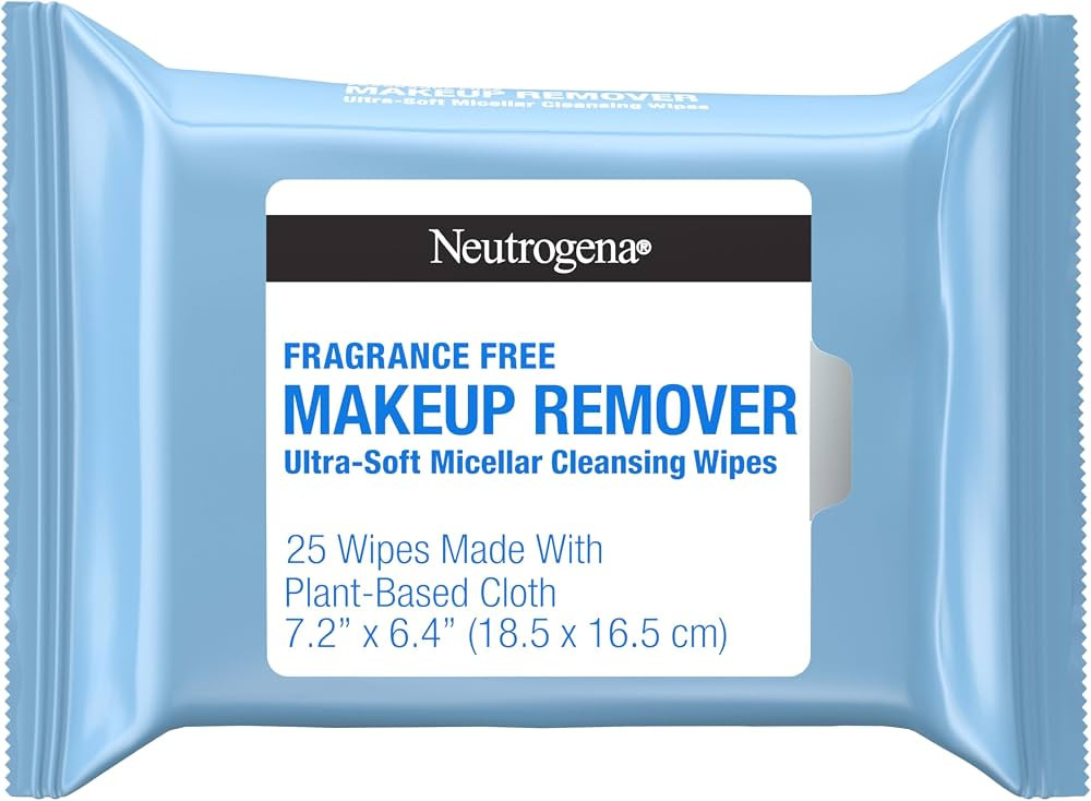 Neutrogena Makeup Remover Cleansing Towelettes, Fragrance Free, 25 Count | Amazon (UK)