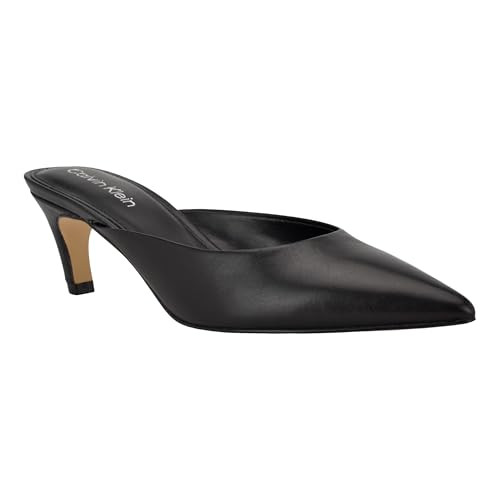 Calvin Klein Women's Kalyn Pump, Black Leather 001, 7.5 | Amazon (US)
