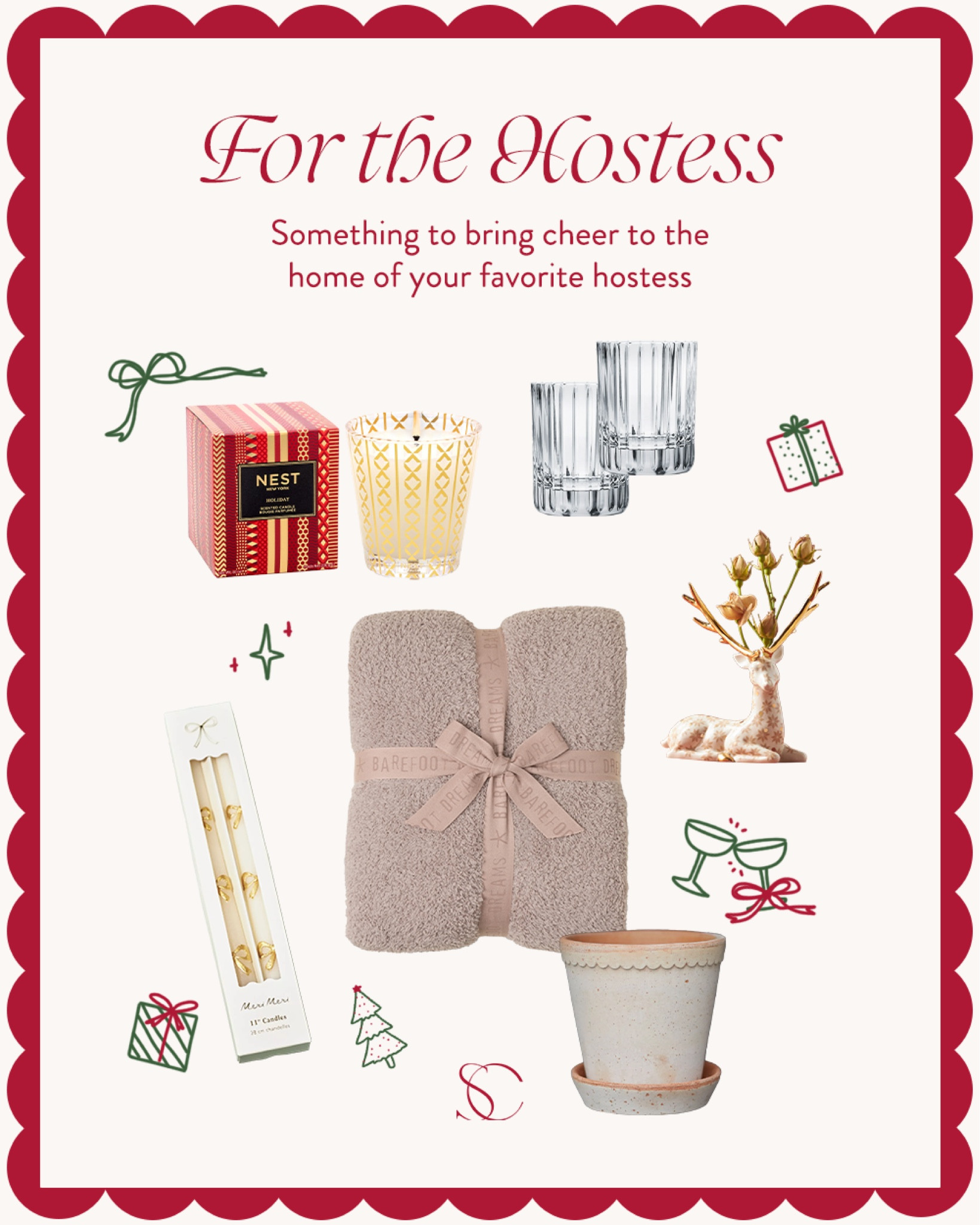 Gifts for the hostess 

#LTKGiftGuide #LTKHoliday