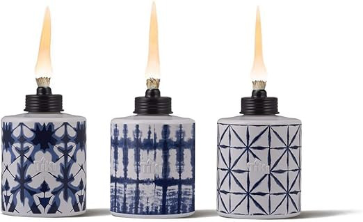 TIKI Brand 1120164 Tiedye Outdoor Torch, Blue | Amazon (US)