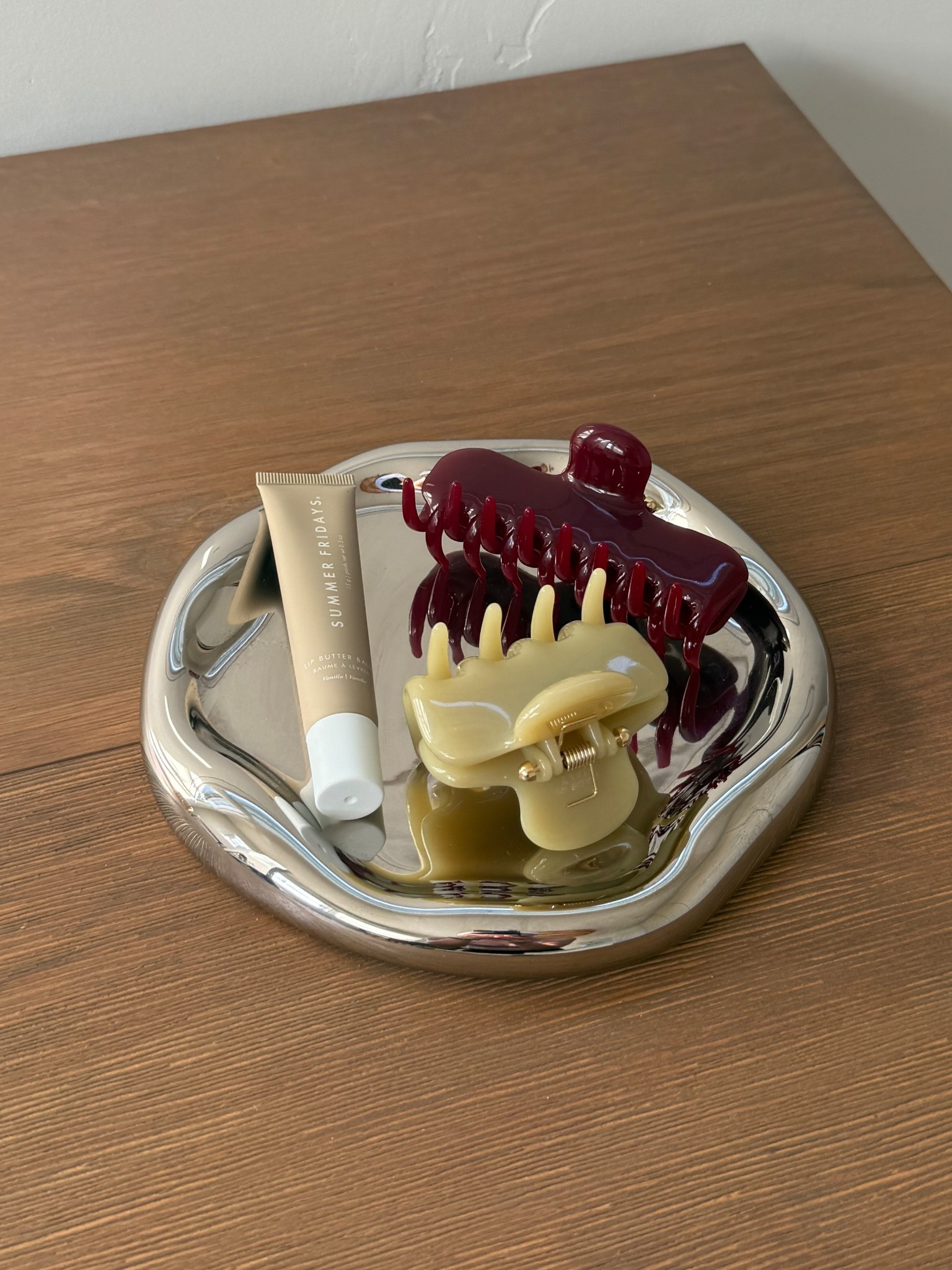 Cutest chrome tray from Amazon for under $22! This is the small round size, also comes in a larger long size 

#LTKHome