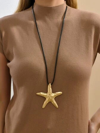 Starfish Charm Necklace | SHEIN