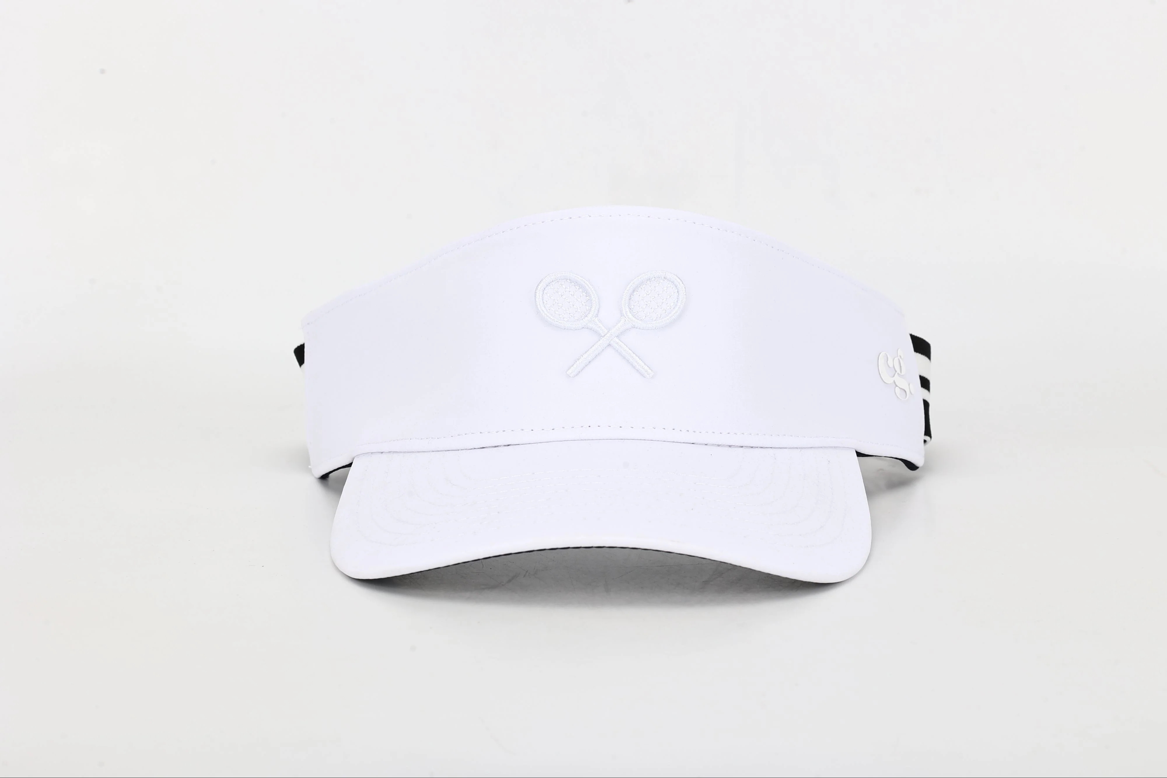 CG Club Tennis Visor (White) | courtgirl.