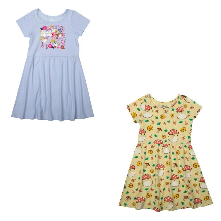 Squishmallow 2 Pack Dresses for Youth Girls-XS | Walmart (US)