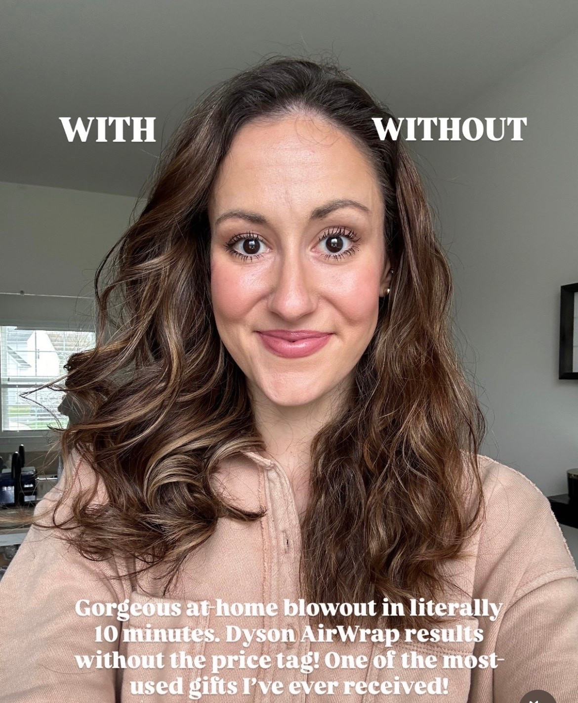 Gorgeous at home blow out in literally 10 minutes.