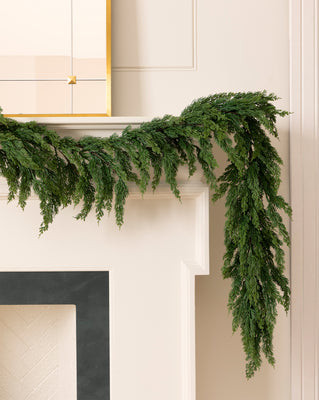 6' Cedar Pre-Lit Faux Garland | McGee & Co. (US)