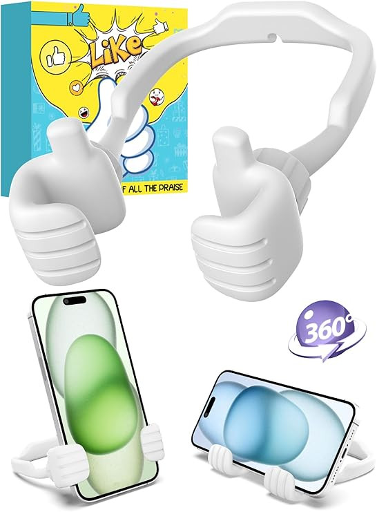 Stocking Stuffers for Men Women Teens Kids Gifts for Men Christmas: Thumbs Up Lazy Phone Stand Ho... | Amazon (US)