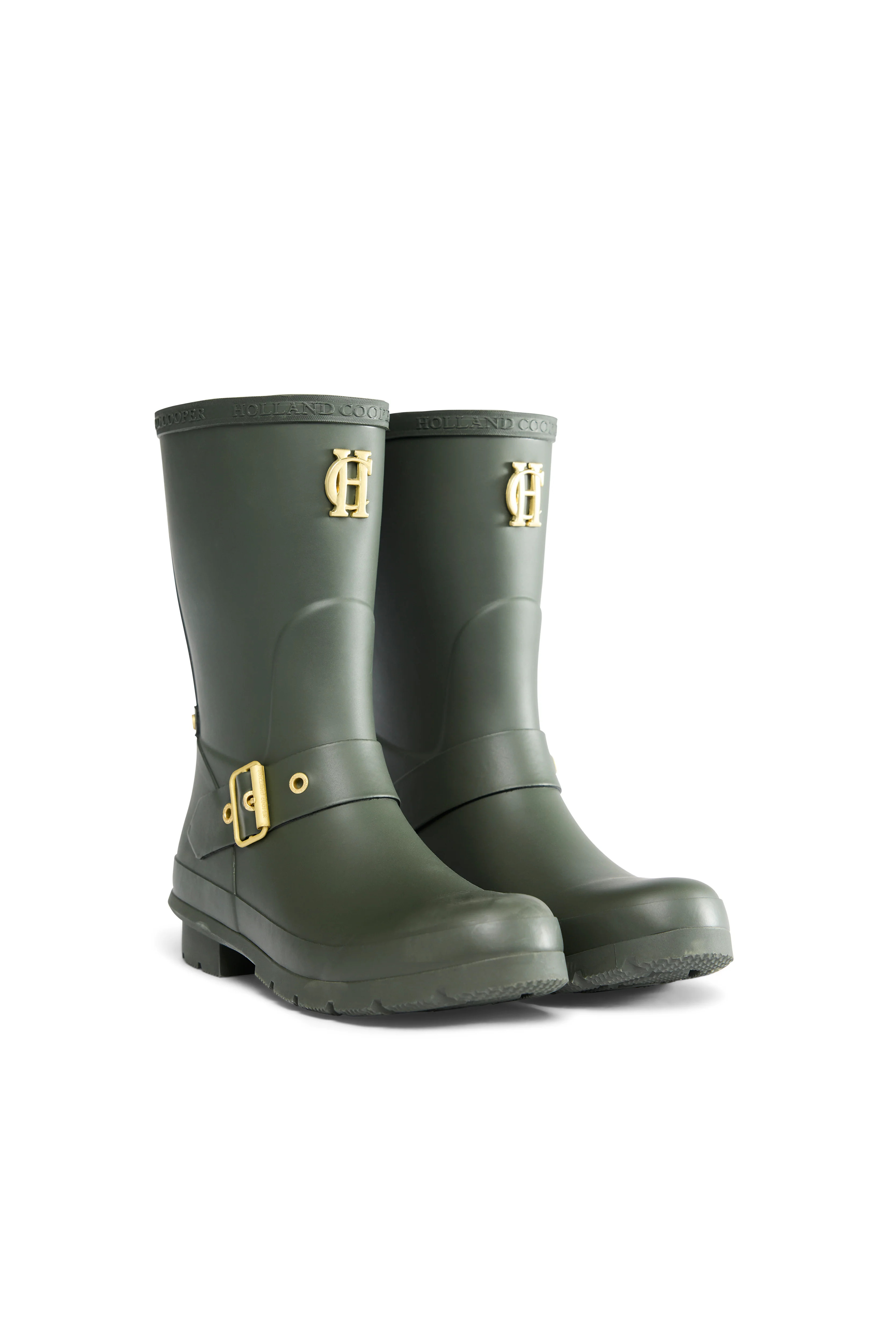 Unlined Chelsea Wellington (Dark Pine) | Holland Cooper