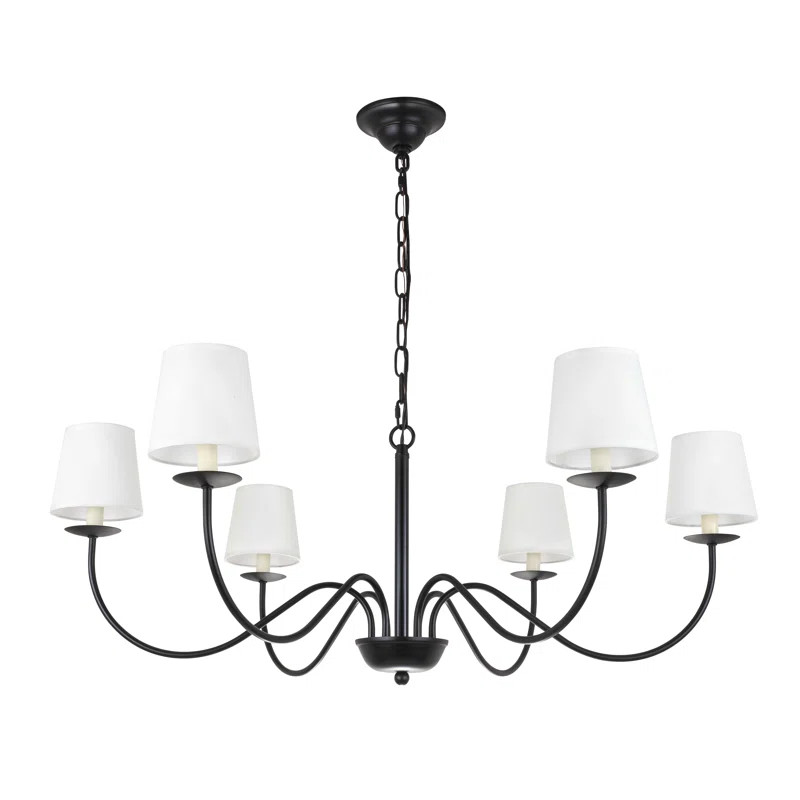Behrendt 6 - Light Shaded Classic/Traditional Chandelier | Wayfair North America