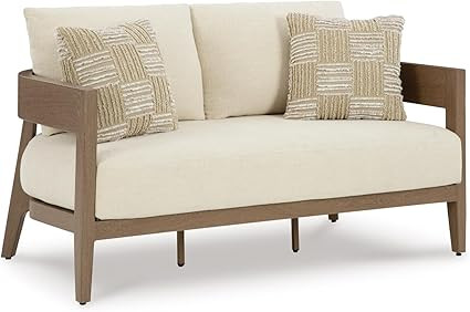 Signature Design by Ashley Serene Bay Outdoor Loveseat, No Assembly Required, Rust-Resistant Alum... | Amazon (US)