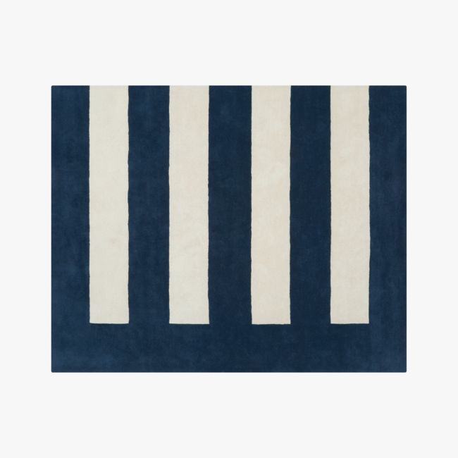 Noren Blue-White Rug 8'x10' - SOLD OUT | CB2