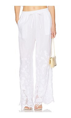 vitamin A Flora Pant in White from Revolve.com | Revolve Clothing (Global)