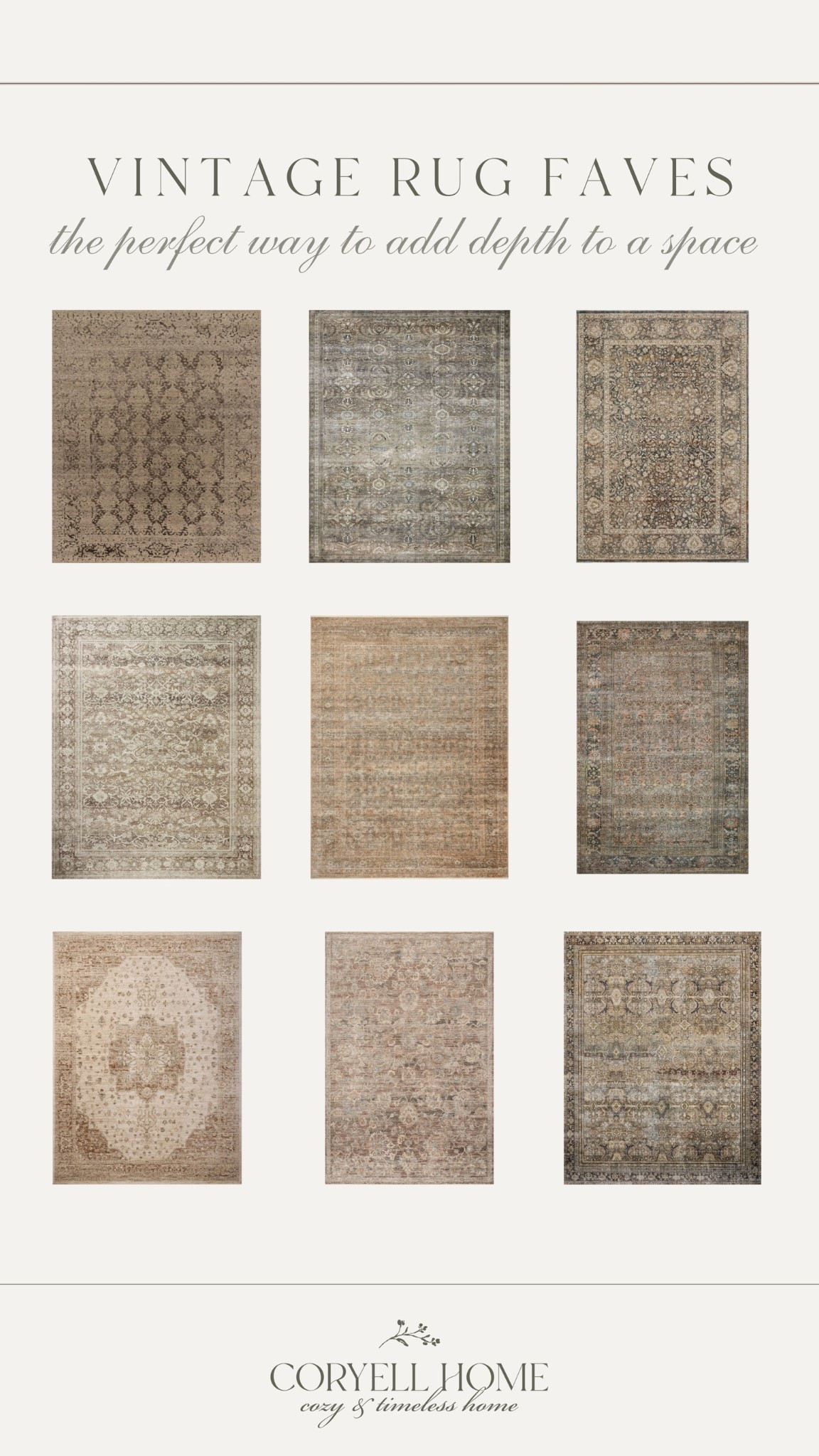 My favorite vintage rugs 🤎 

#LTKHome