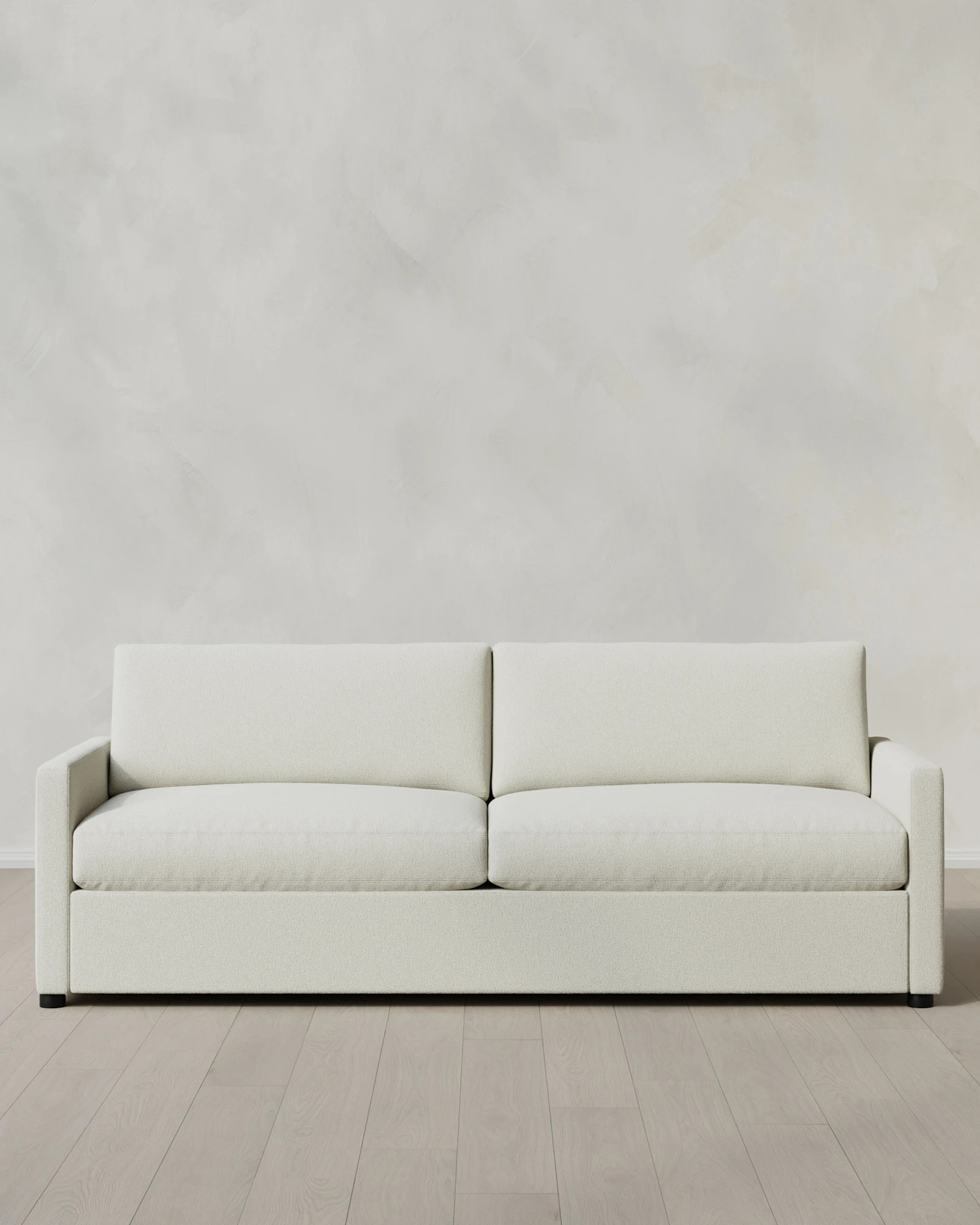 Quince | Brennan Performance Basketweave Sofa in Ash, Size 8ft, Polyester | Quince