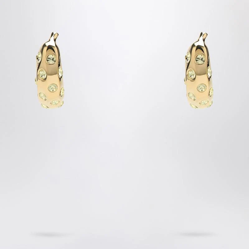 Jacquemus Banana Earrings With Rhinestones | Baltini