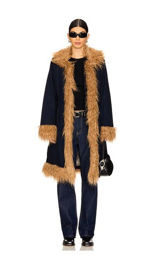 Brandy Jacket in Denim | Revolve Clothing (Global)