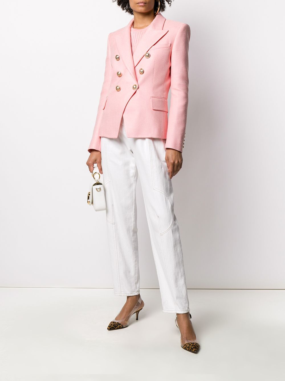 double-breasted peaked blazer | Farfetch (US)
