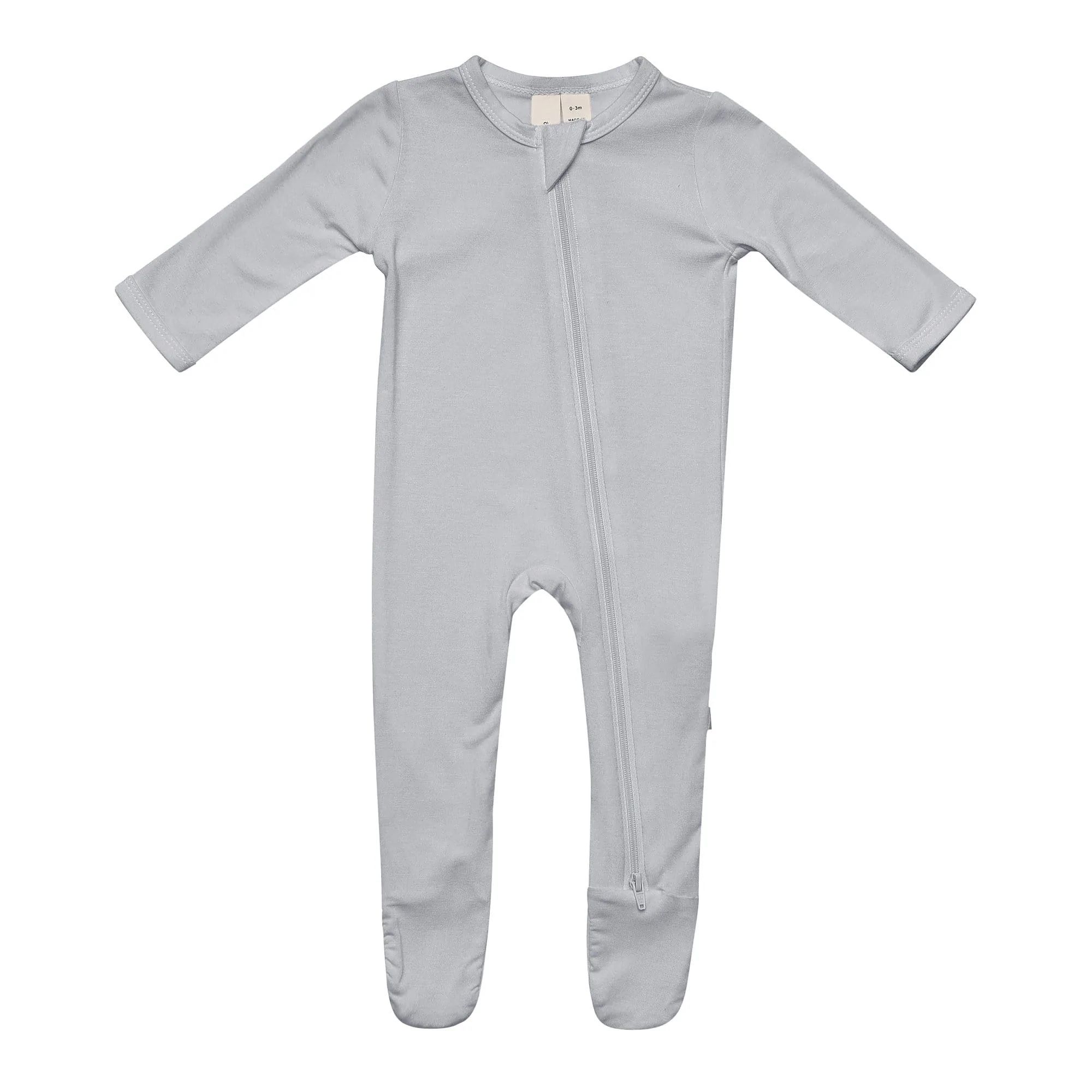 Zippered Footie in Storm | Kyte BABY