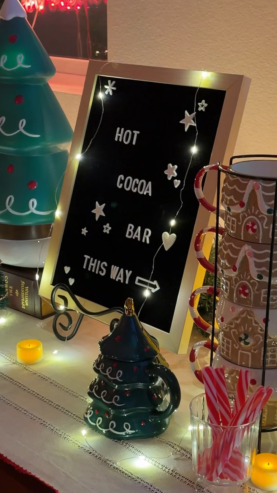 Cozy cocoa bar! 

#LTKHoliday #LTKSeasonal #LTKHome