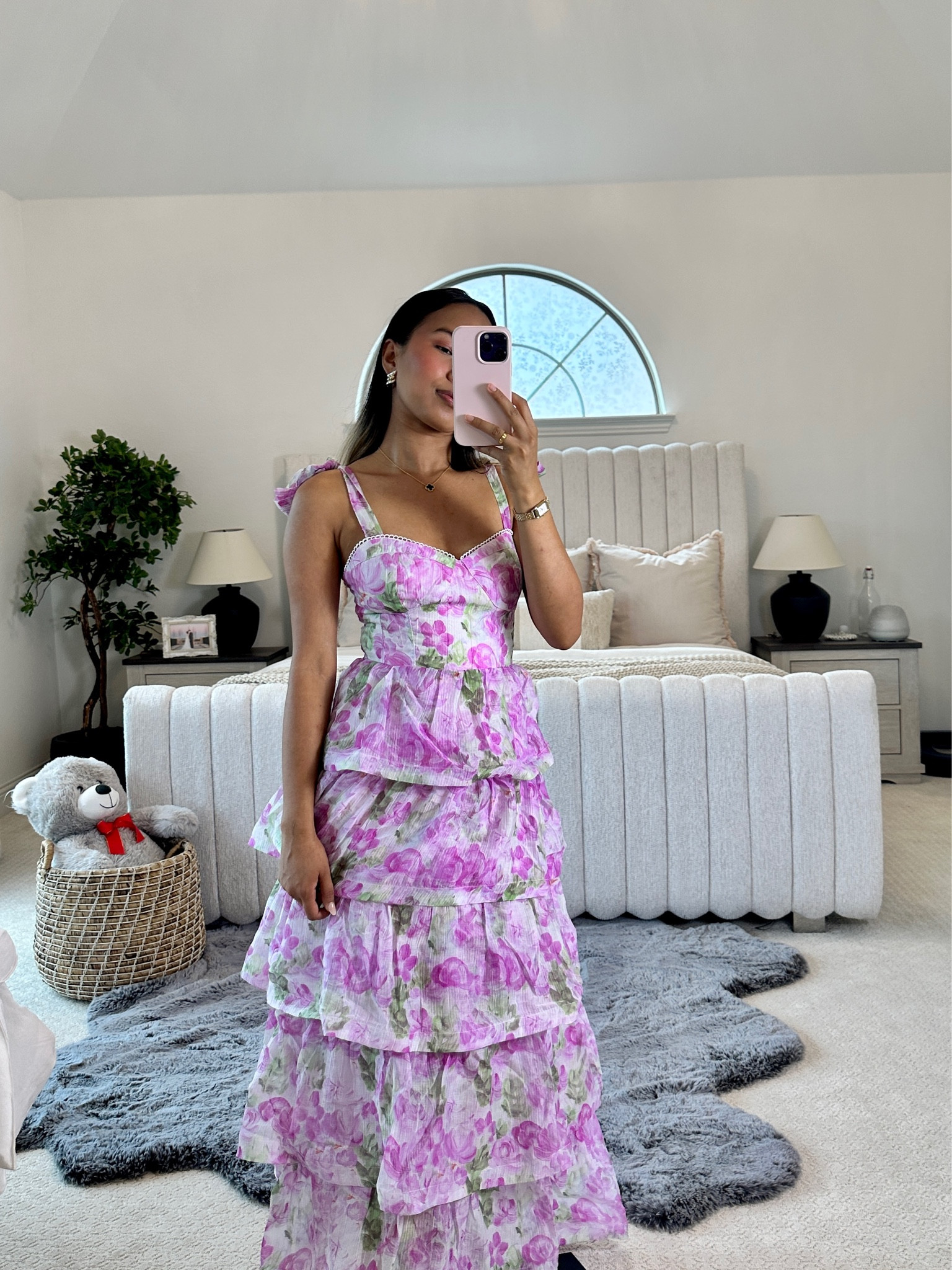 【freckle】 silk strap tiered maxi dress★追跡付 ★大人気 .