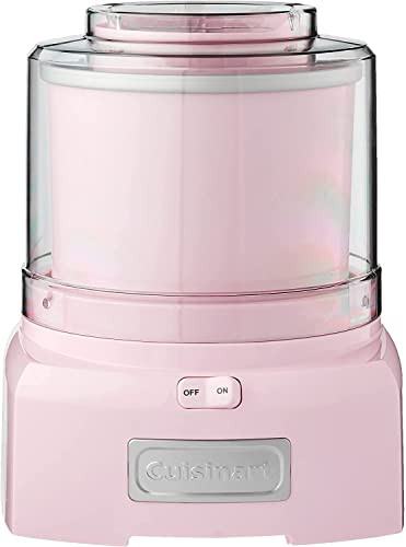 Cuisinart ICE-21PK Frozen Yogurt - Ice Cream & Sorbet Maker, Pink, 1.5 Quart | Amazon (US)