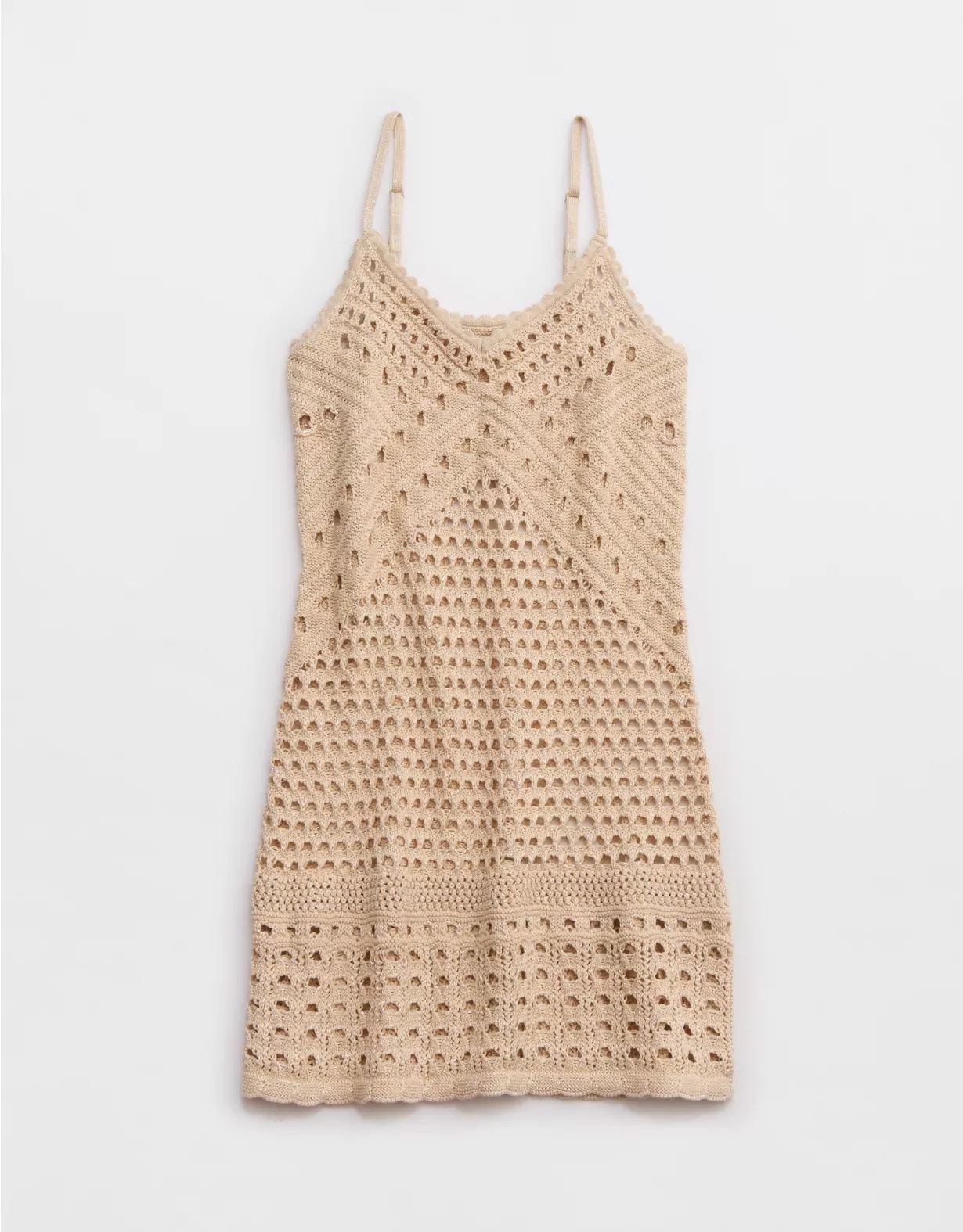 Aerie Crochet Cover Up Mini Dress | Aerie