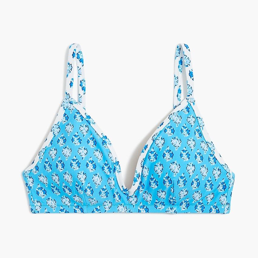 French bikini top with contrast trimItem BI059 
 
 
 
 
 There are no reviews for this product.Be... | J.Crew Factory
