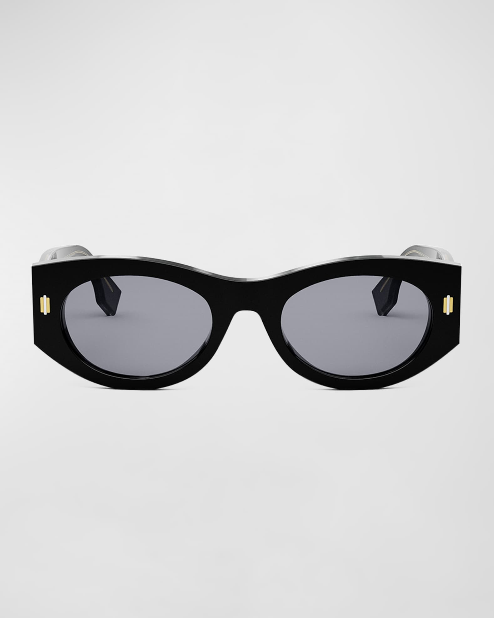 Fendi Roma Acetate Shield Sunglasses | Neiman Marcus