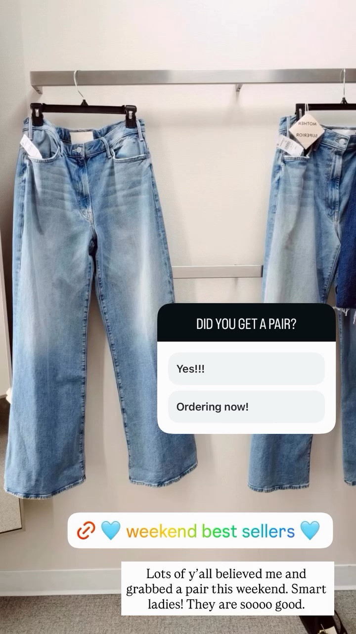 Lots of y’all believed me and grabbed a pair this weekend. Smart ladies! They are soooo good.