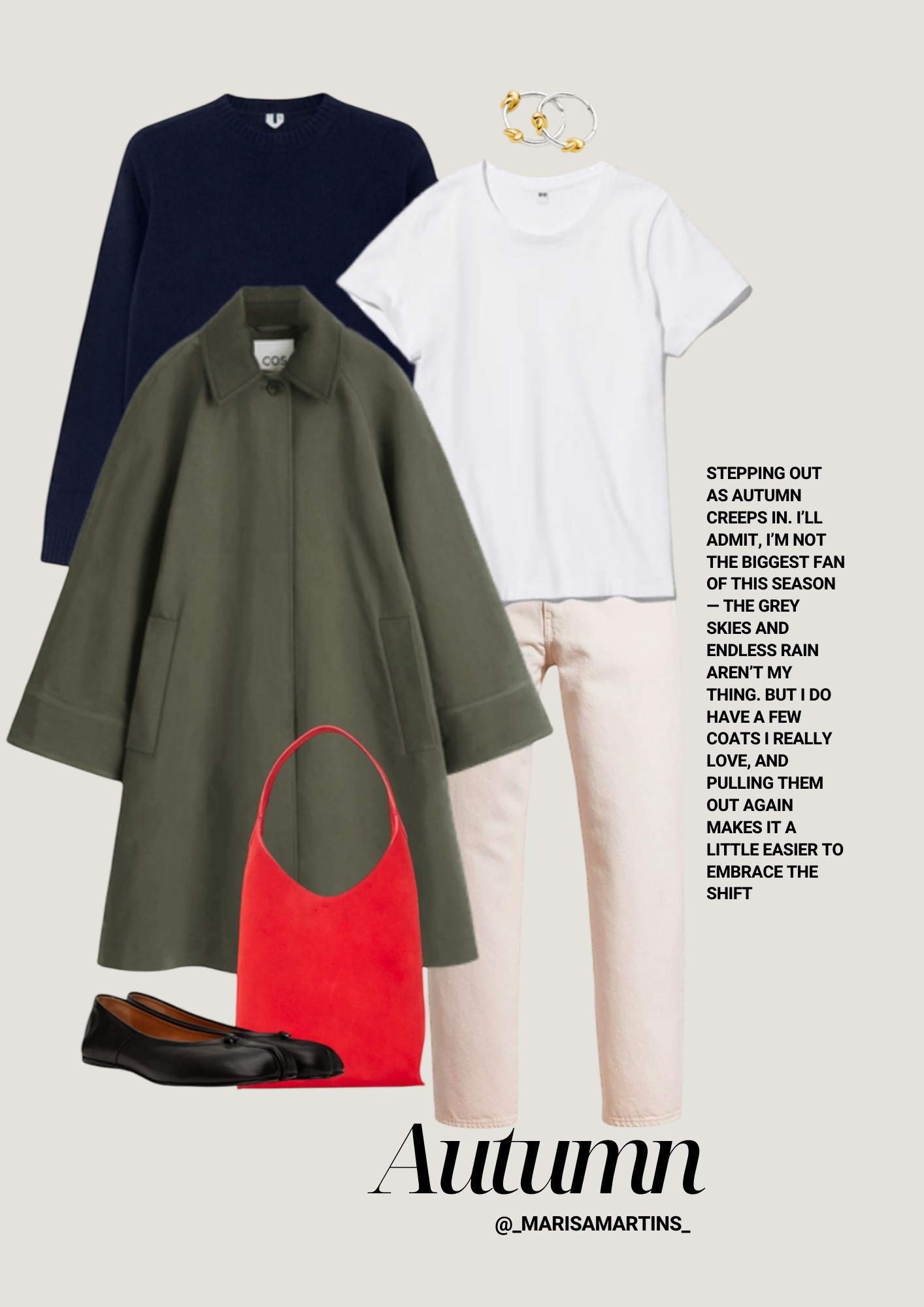 Stepping out as autumn creeps in. I’ll admit, I’m not the biggest fan of this season — the grey skies and endless rain aren’t my thing. But I do have a few coats I really love, and pulling them out again makes it a little easier to embrace the shift

#LTKautumn #LTKeurope #LTKstyletip