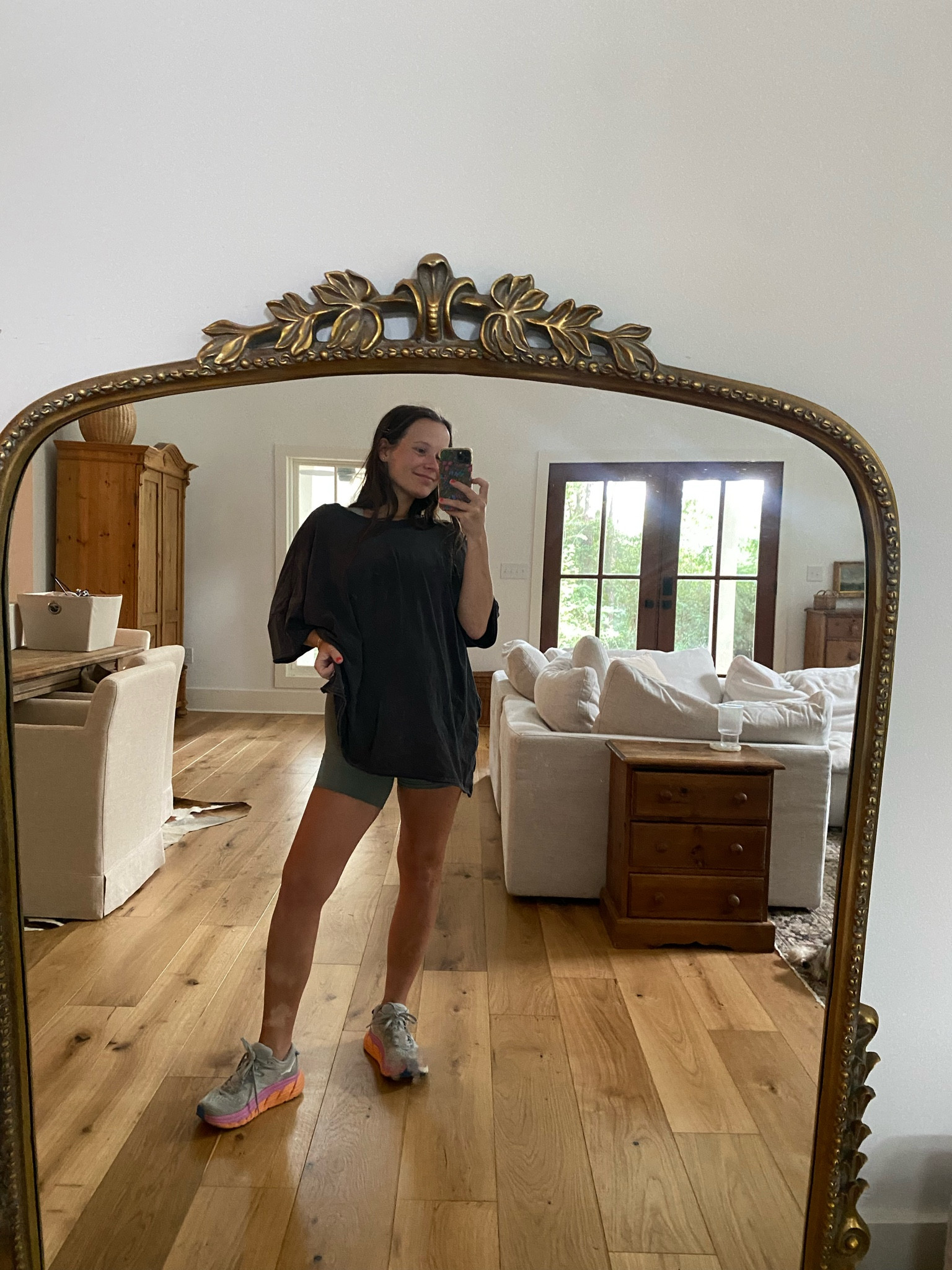 I have two Free People hot shot reversible sets and two pairs of Lulu align shorts and am in some combination of those things 99% of the time lol 

#LTKbump