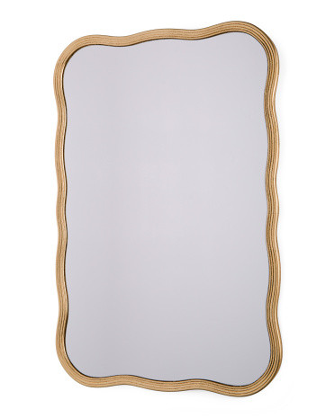24x36 Rectangle Scalloped Mirror | Pillows & Decor | Marshalls | Marshalls