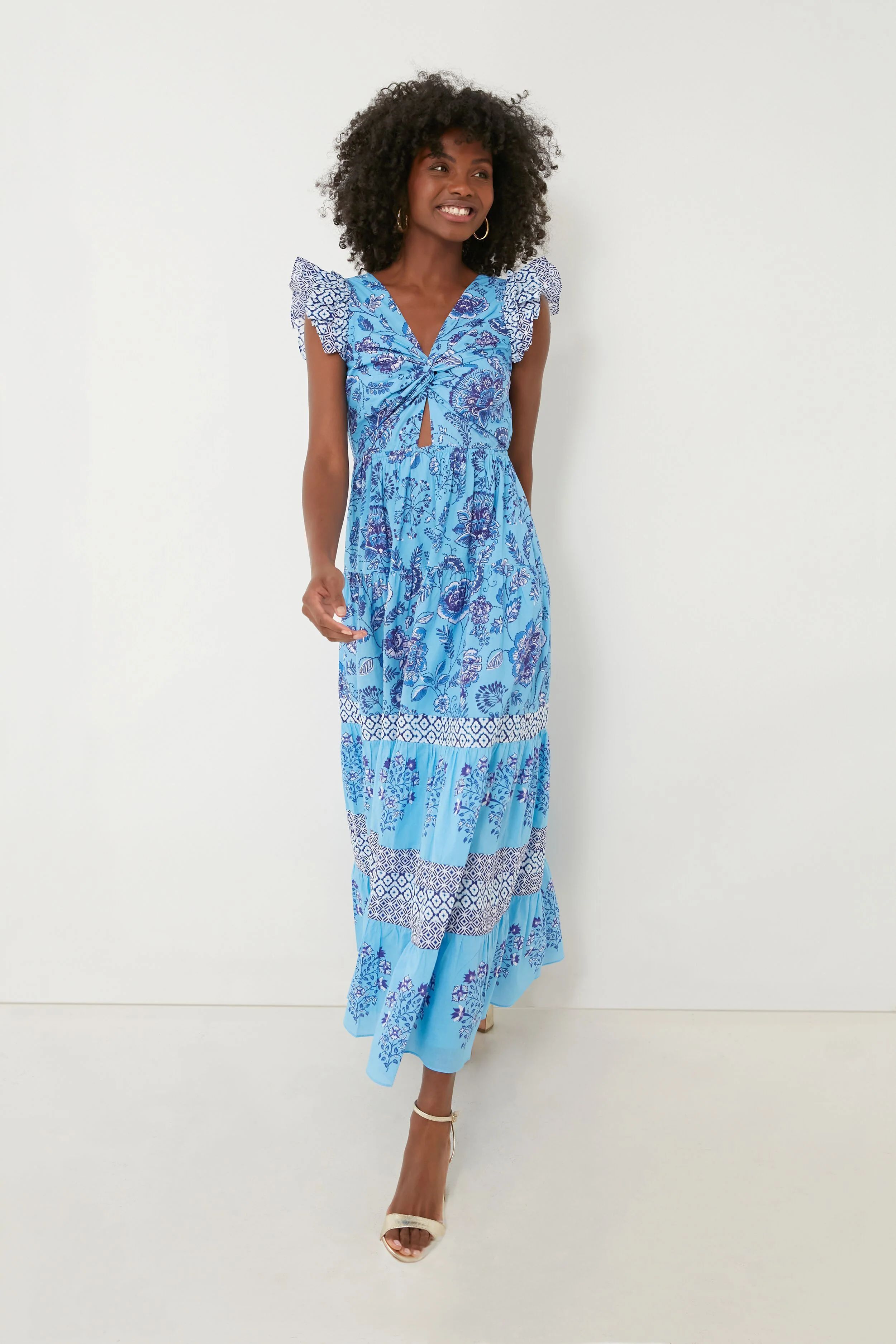 Blue Flavian Maxi Dress | Tuckernuck (US)