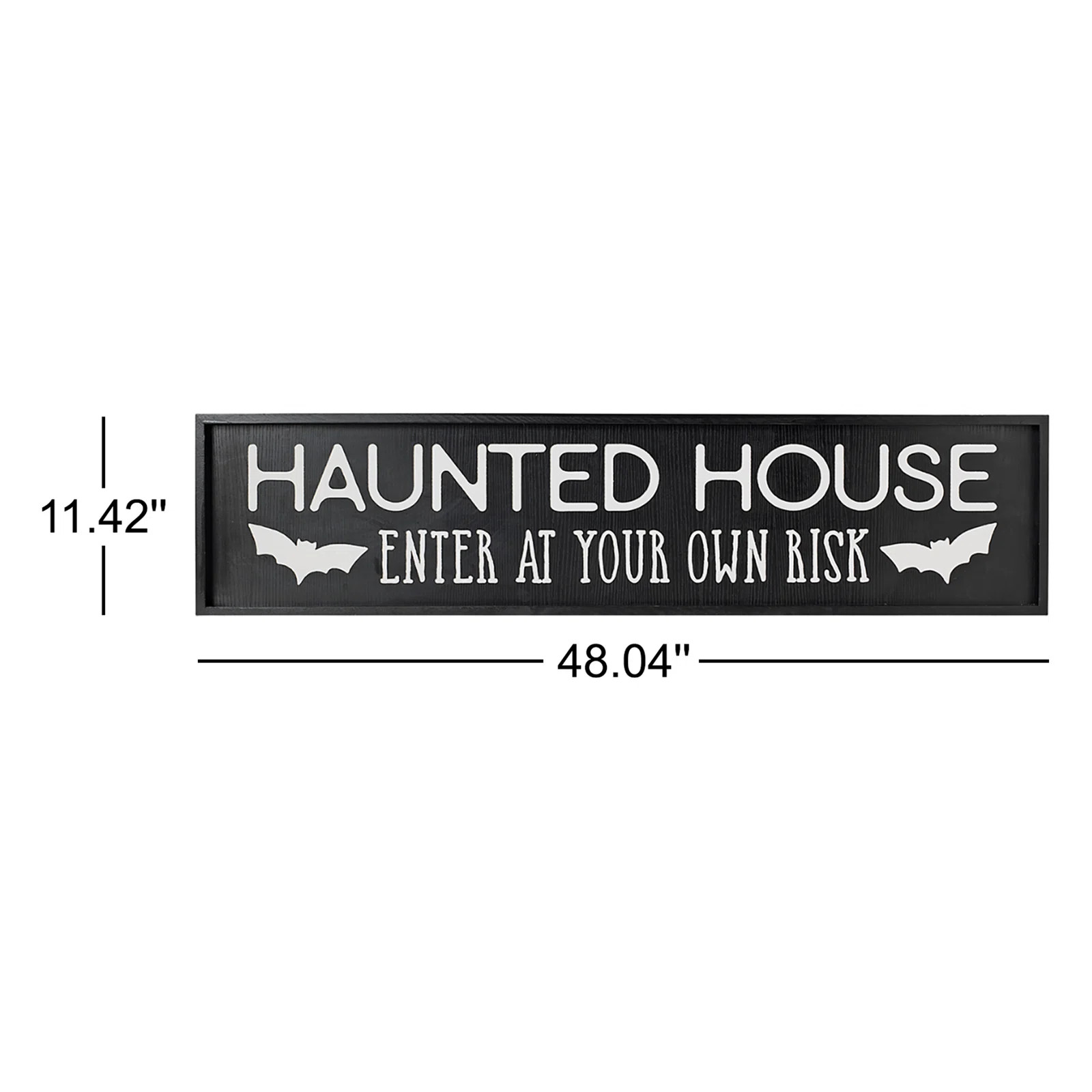 Wood Halloween Wall Sign | Birch Lane