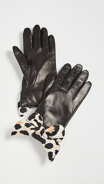 Button Hole Gloves with Silk Bows | Shopbop