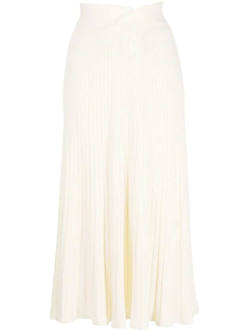 Anna Quan Ribbed Maxi Skirt - Farfetch | Farfetch Global