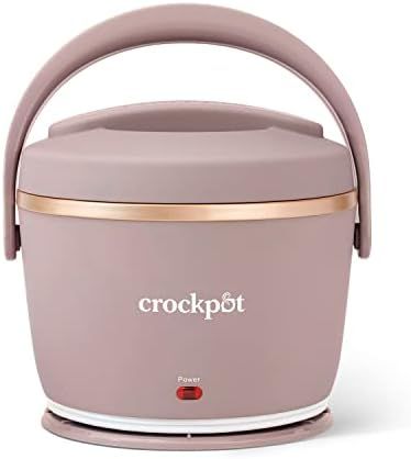 Crockpot Electric Lunch Box, Portable Food Warmer for On-the-Go, 20-Ounce, Blush Pink | Amazon (US)