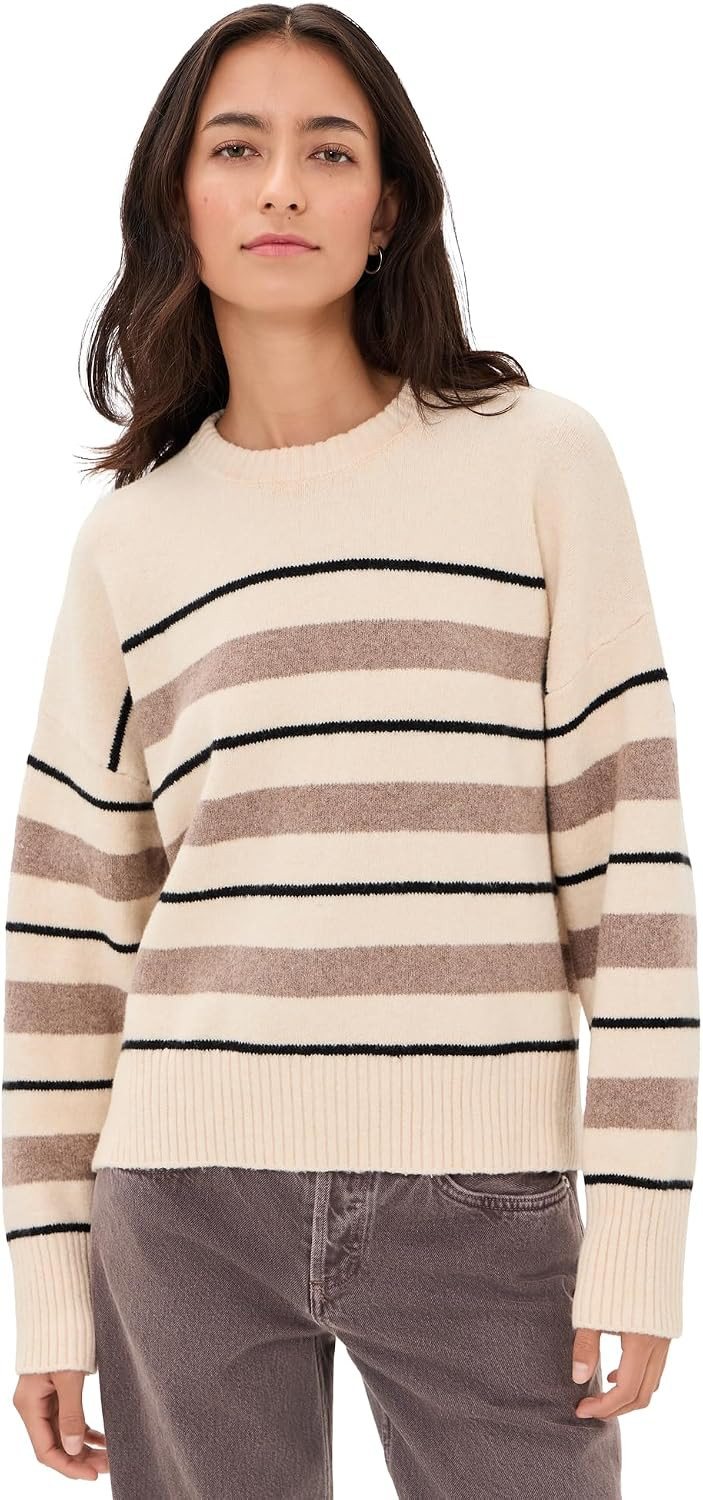 Z SUPPLY Women's Cirrus Stripe Sweater | Amazon (US)