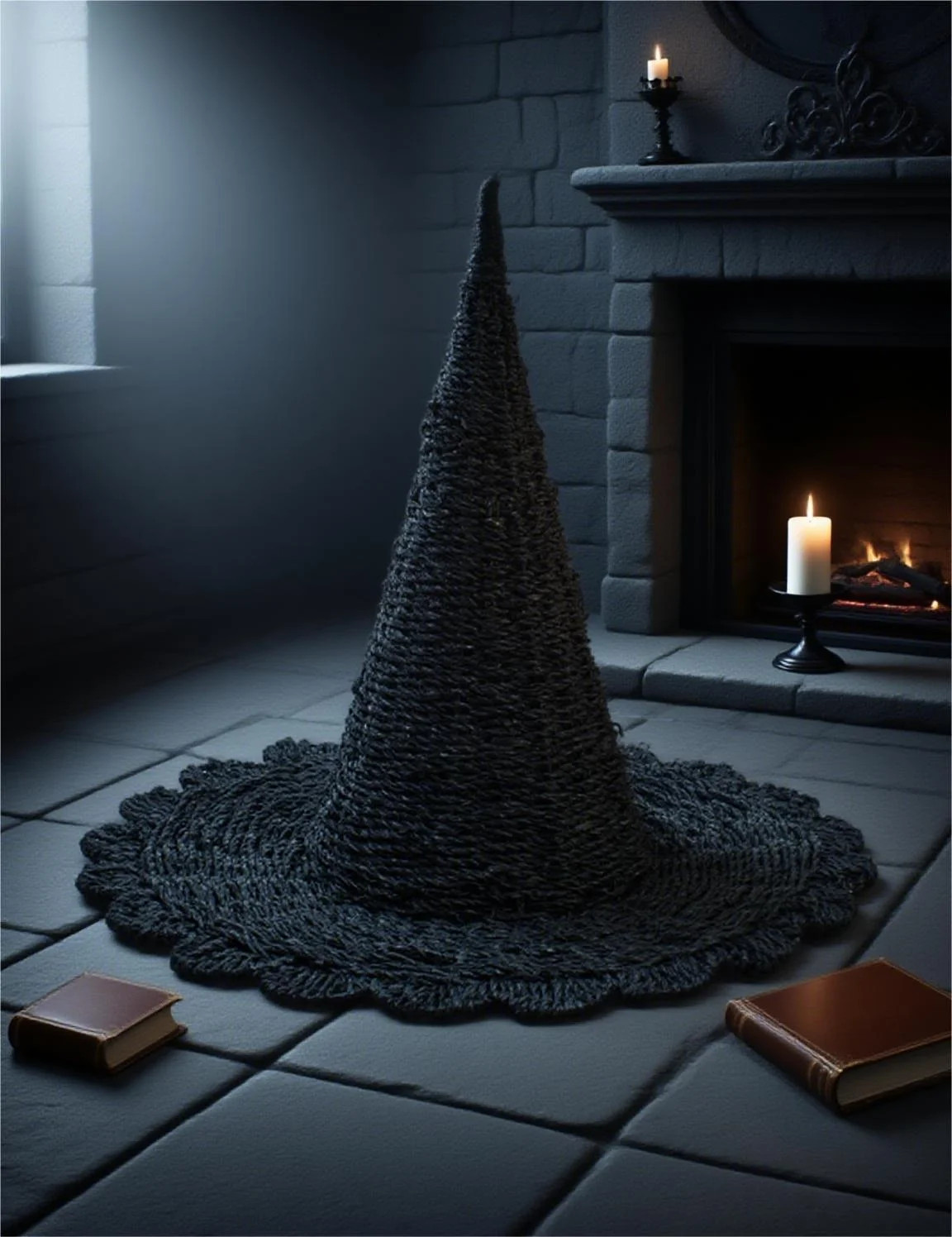 2025 NEW Handmade Woven Witch Hat Halloween-Themed Decorations, Gothic Style Halloween Decoration... | Walmart (US)