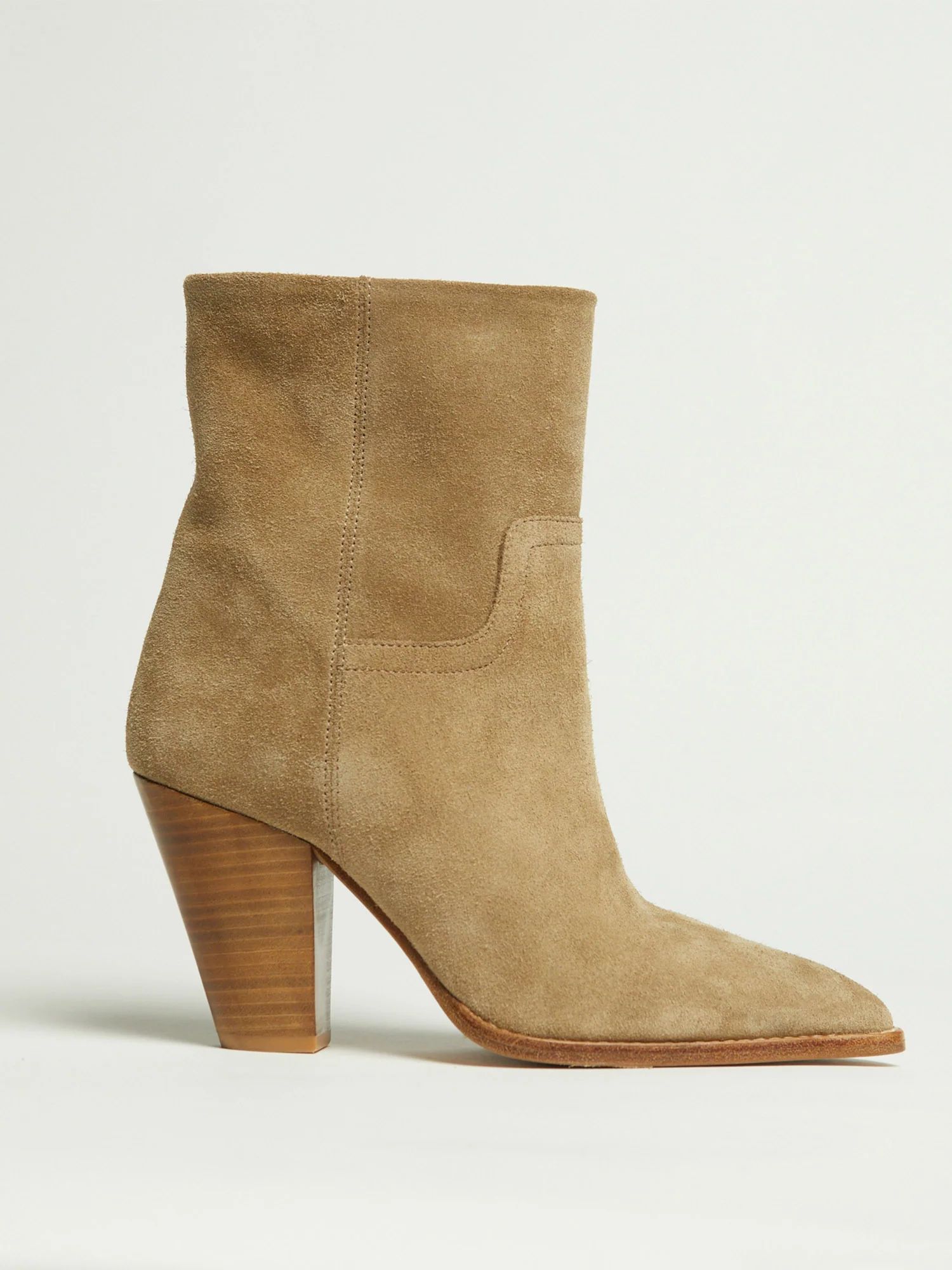 Brochu Walker Women's Marfa Suede Ankle Boot, Tan | Brochu Walker