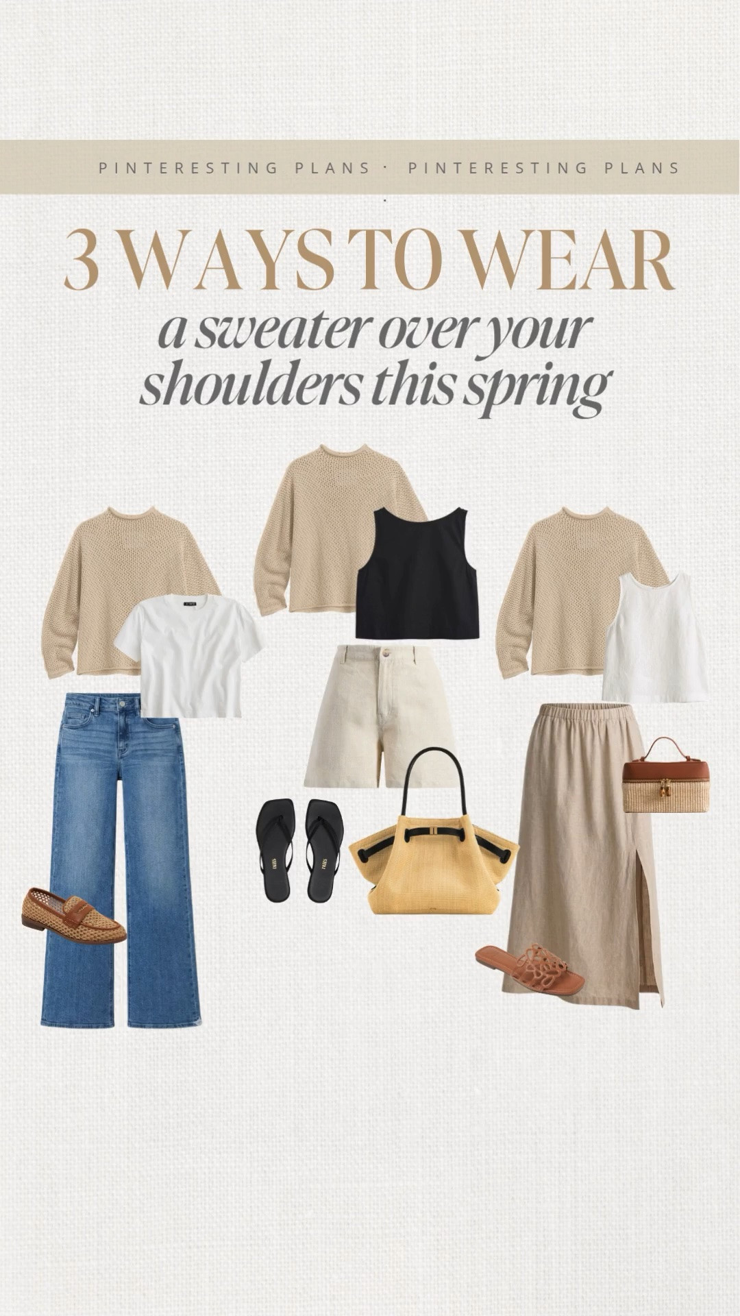 Three ways to wear a sweater over your shoulders this spring 🙌🏻🙌🏻

#LTKMothersDay #LTKootd #LTKSeasonal