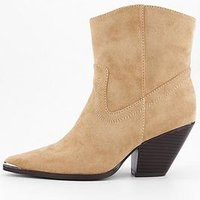 V By Very Western Ankle Boot - Brown | Very (UK)