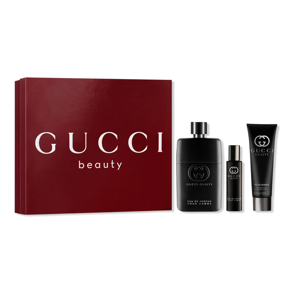 Gucci Guilty Pour Homme Eau de Parfum and Shower Gel 3-Piece Gift Set | Ulta