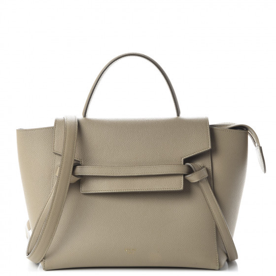 Grained Calfskin Micro Belt Bag Light Taupe | Fashionphile