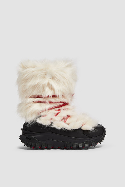 Black & White Trailgrip Après High Boots - Boots for Women | Moncler US | Moncler