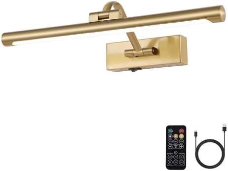 YUMCRELECT Wireless Picture Lights for Wall Battery Operated Brass Art Light for Paintings Remote... | Amazon (CA)