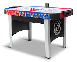 NHL Rush Hover Air Hockey Game Table w/ Electronic Scoreboard, Pucks & Pushers, 48-in | Canadian Tire